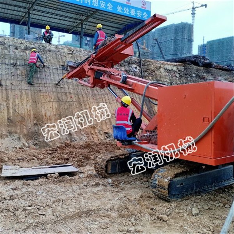 生產(chǎn)多功能液壓錨固鉆機，山體護坡鉆孔機