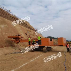 山體護坡鉆孔機，全液壓錨固鉆機現(xiàn)貨出售